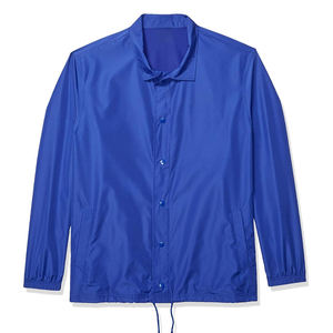 LOW MOQ Wholesale Lightweight <b>Coaches</b> Jacket Front Pockets Best Selling Outdoor Activities Stylish Outerwear Coaching Jackets - Product Image 1