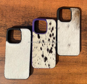 เคสโทรศัพท์หนังวัวขนสไตล์ตะวันตกสินค้ามาใหม่2024เคสมือถือ15ชิ้นหนังแท้วินเทจหรูหรา - Product Image 2