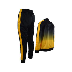 Conjunto Deportivo de Algodón y Poliéster 100% al por Mayor, Chándal de Gimnasio, Chaqueta Cortavientos para Correr, Logotipo Sublimado, Entrenamiento, Tallas Grandes - Product Image 3