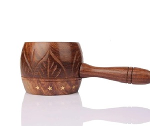 Brûleur à Bakhoor en Bois de Redwood Gravé à la Main de Qualité Supérieure, Mabkhara de Luxe pour Encens Oud, Brûleur d'Encens Arabe Écologique pour Aromathérapie à Domicile - Product Image 2