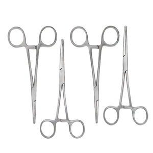 Kit de 25 Piezas para Esterilización de Perreras, Instrumentos Quirúrgicos Veterinarios de Acero Inoxidable para Ovariectomía, Acabado Dorado - Product Image 5