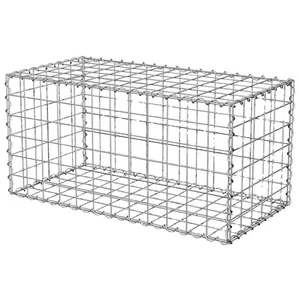 Durable galvanizado Roca/piedra soldada Gabion cesta barrera muros de contención