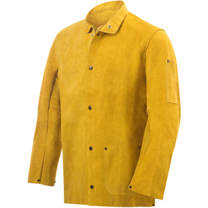 Chaqueta de Soldadura de Cuero en Oferta, Chaqueta Ignífuga para Soldadores, Ropa de Trabajo para Hombre, Uniformes de Seguridad Contra Incendios - Product Image 3