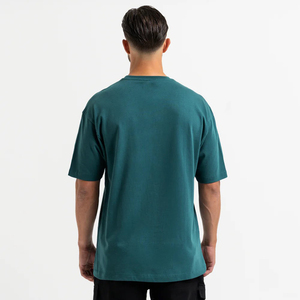 Camiseta Lisa de Algodón Grueso para Hombre, Fabricante Mayorista, Camiseta con Estampado Gráfico Personalizado, Camiseta Oversize con Estampado 3D Puff para Hombre - Product Image 2