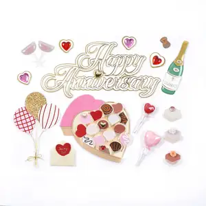 [7R] decorazione decorazione decorazione festa di compleanno 3D adesivo per Scrapbooking