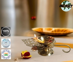 Diya multiusos utilizado en ocasiones familiares, ideal para la noche de Diwali, día sagrado, ecológico, hecho a mano, listo para enviar. - Product Image 3