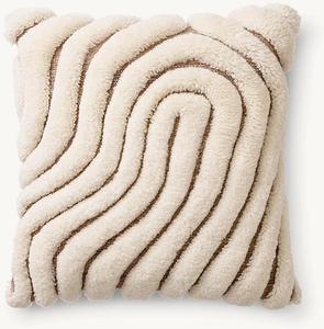 Funda de Cojín Decorativa Boho Hecha a Mano con Borlas de Algodón, Funda de Almohada Bohemia con Borlas de Algodón Hechas a Mano para Sofá Grande - Product Image 1