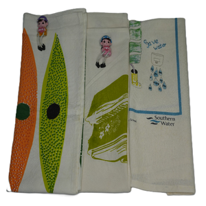 Serviettes de cuisine en coton 100% écologiques en gros, logo imprimé personnalisé, serviettes à thé réutilisables, cadeau promotionnel, serviettes bon marché - Product Image 6