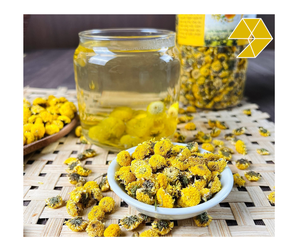 ดอกเบญจมาศตากแห้งชาสมุนไพรดอกเบญจมาศแห้งดอกเบญจมาศสีเหลือง - Product Image 1