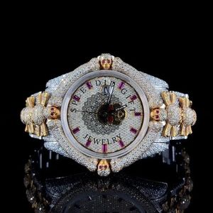 นาฬิกาควอตซ์ Splendidigie Luxury Moissanite Sapphire Crystal ระบบ ETA ขนาด 28 มม. แบบอนาล็อก แสดงวัน/วันที่ กันน้ำได้ 10 เมตร สำหรับผู้ชาย - Product Image 6