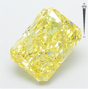 Diamante Cultivado en Laboratorio con Certificación IGI, Corte Radiante de 2.39 CT, Color Amarillo Intenso Fantasía, Claridad VVS2, CVD LG 792667807, ROYAL GEMS PARA JOYERÍA - Product Image 4