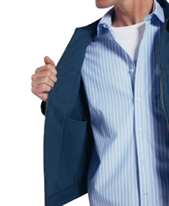 Custom <b>Men</b> Cotton Twill Zipper Canvas Winter <b>Jacket</b> Heavy Duty Reflective Engineer Work <b>Jacket</b> - Product Image 5
