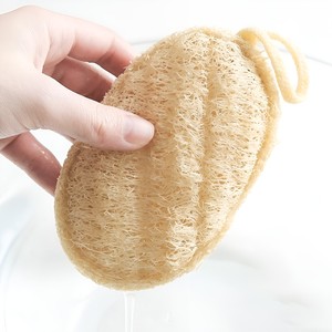 A.mazon meilleur choix épurateur de visage en gros luffa gommage éponge brosse visage lavage de la peau tampons exfoliants - Product Image 4