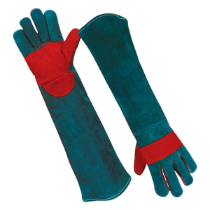 High Quality Reinforced Cowhide Split Leather Welding <b>Gloves</b> Industrial Hand Protection Work <b>Long</b> Sleeved Welder <b>Gloves</b> CE - Product Image 5