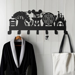 Custom Black <b>Wall</b> <b>Key</b> Holder <b>Hook</b> Perfect For Keeping Car <b>Keys</b> Safe And Easy To Find Or Hanging Light Accessories From India - Product Image 5