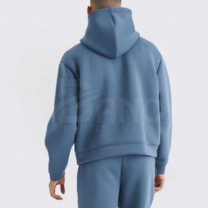 New Design Winter Hooded Casual Solid 100% Cotton <b>Pullover</b> <b>Men</b> Tracksuit Long Sleeve Street Wear Made in Pakistan - Product Image 4