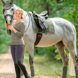 Equestrian <b>Saddle</b> Pad Soft Cushion Breathable Fabric Comfortable Horse Riding Training And Competition Use - Product Image 2