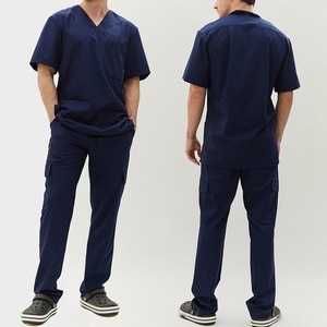 New 2026 Designed Highly Active Medical Scrub Suits Breathable Knitted Fabric Mesh Panels for Extra Ventilation Hospital Uniform - Product Image 6