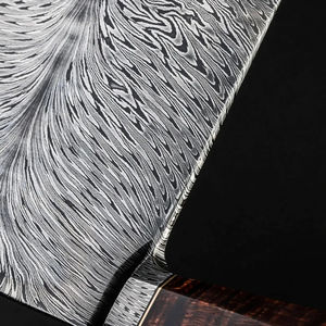 Couteau de Chef Burraq Personnalisé Fait Main en Acier Inoxydable, Hachoir Multifonctionnel avec Manche en Bois, Qualité DIY, OEM/ODM, Usage Cuisine, 10 Pouces, 2mm - Product Image 5