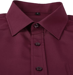 เสื้อเชิ้ตธุรกิจแบบสั่งทำ OEM แขนยาว แห้งเร็ว ระบายอากาศดี ไม่ต้องรีด ทรงคลาสสิก - Product Image 3