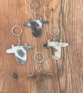 พวงกุญแจหนังวัวแบบใหม่พวงกุญแจหนังวัวพวงกุญแจหนังมีสไตล์พวงกุญแจหรูหราทำจากหนังรูปร่างที่เป็นเอกลักษณ์ - Product Image 4