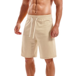 Pantalones cortos de algodón deportivos de verano para hombre, pantalones cortos informales de algodón para correr unisex con logotipo personalizado - Product Image 1