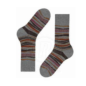 Stylish Crew Cotton/Polyester Men's <b>Socks</b> Breathable Soft Fabric Comfortable Stretch 2 Toe Design Cuff Detail Daily Wear Sports - Product Image 4