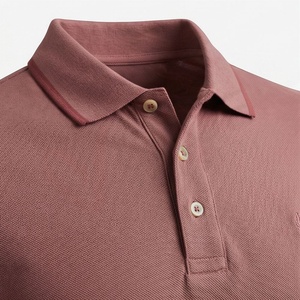 Polo à manches courtes pour homme, couleur unie, coton piqué, respirant, coupe classique, logo sur le devant - Product Image 4