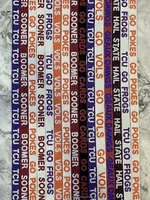 Bolso de Hombro con Correa Hecho a Mano con Cuentas, Elegante, Duradero y a la Moda, con Diseños de Go Pokes, Sooner, TCU, Go Frogs, Vols, Cards, Hail State, Geaux, Dawgs