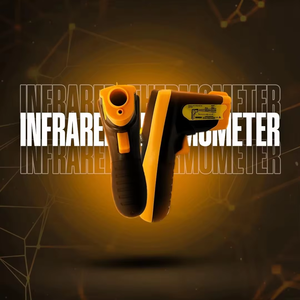 Thermomètre infrarouge numérique précis IRL550 sans contact avec guide laser, instrument de mesure de température électrique industriel - Product Image 2