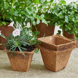 Accesorios de sistema hidropónico vertical para uso agrícola en el hogar, macetas de siembra de plantas, maceta de plantación de semillas de fibra de coco - Product Image 6