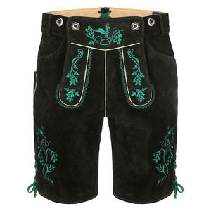 Lederhosen traditionnel bavarois pour homme de qualité supérieure avec broderie de logo personnalisée – Tenue authentique allemande pour l'Oktoberfest - Product Image 4