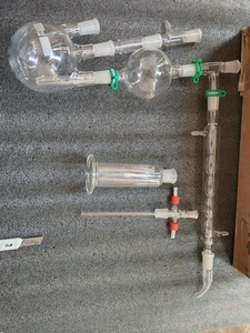 MAYALAB 1000ml Borosilicate <b>Glass</b> Distillation <b>Head</b> Condenser Column Kit OEM Customizable Clear Chemical Distillation Apparatus - Product Image 4