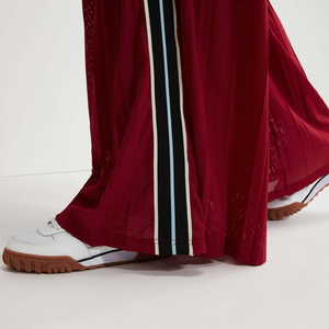 Ensemble de salon deux pièces de haute qualité pour femme : T-shirt court découpé et pantalon palazzo taille haute - Product Image 5