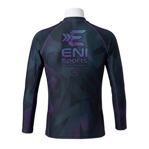 Camiseta de Compresión Deportiva Personalizada para Hombre, Manga Larga, Poliéster, Protección UPF50, Transpirable - Product Image 2