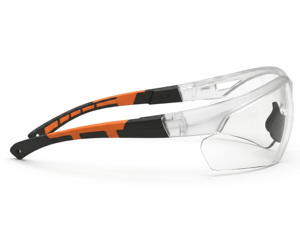 Gafas de seguridad con patillas de inyección de material compuesto, puente nasal de goma y montura elegante de inyección de material compuesto - Product Image 2