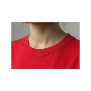 เสื้อยืดผ้าฝ้ายคอกลมสไตล์โบโฮสีแดงสำหรับผู้หญิง ผ้าเนื้อนุ่มระบายอากาศได้ดี ทรงหลวมใส่สบาย เหมาะสำหรับใส่ในชีวิตประจำวันในฤดูร้อน - Product Image 5