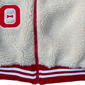 DST Delta Sigma Theta <b>Sherpa</b> Bomber <b>Jacket</b> 1913 Sorority Teddy Varsity <b>Jacket</b> <b>Women</b> Greek Letter Crest Applique Embroidery - Product Image 5