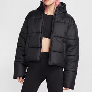 Veste matelassée personnalisée pour femme, vêtements d'extérieur d'hiver pour tous les jours, vente en gros, approvisionnement en vrac - Product Image 1