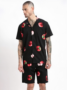 Men Beach T-Shirt & Shorts <b>Set</b> High Quality Fashionable Look Summer Wear Sublimation Printed T-Shirts & Shorts Quick Dry Shorts - Product Image 2