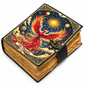 Diario de Cuero New Era Phoenix, Tapa Dura, Impresión UV, Encuadernación Cosida con Hilo, 120 Hojas, Cuaderno de Regalo - Product Image 1