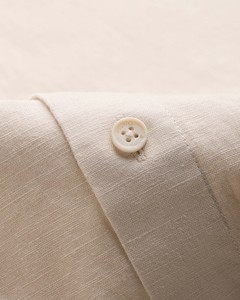 High Quality Men's Short Sleeve Turn-down Collar <b>Single</b> Button Solid Knitted Breathable 100% Cotton Seersucker Regular Casual - Product Image 5
