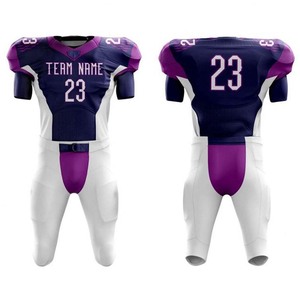 ชุดอเมริกันฟุตบอลแบบสั้น ปรับแต่งได้ ชุดกีฬาสมัยใหม่ ผ้าโพลีเอสเตอร์ระบายอากาศได้ดี ประสิทธิภาพด้านกีฬา สวมใส่สบายสำหรับทีม - Product Image 5