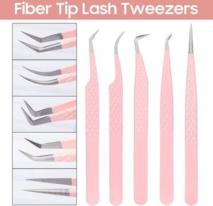 Pinzas Profesionales para Pestañas de Fibra de Acero Inoxidable Dahui, Pinzas para Cejas de Alta Calidad, Precisión de 10 mm, Punta Suave, Modelo Duradero - Product Image 6