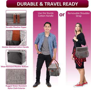 Custom Printed 300D Polyester Lunch Bag for Office Travel Picnic Portable Food Takeway Shoulder Bag Thermal Insulated Cooler Bag - Product Image 5