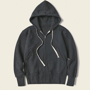 Sweat à capuche zippé surdimensionné pour homme, style streetwear, commande en gros pour marques de vêtements, acheteurs américains - Product Image 4