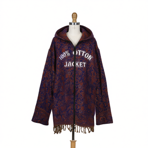 Veste à capuche 100% coton pour adultes, faite à la main, style national - Product Image 2