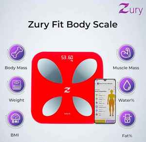 Báscula Inteligente para Cocina Zury, Diseño Mini, Vidrio Templado, Pantalla Digital, Batería Recargable, Capacidad de 180 kg - Product Image 3