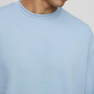 Camiseta de Hombre Personalizada con Logotipo Frontal, 100% Algodón, Corte Holgado, Manga Corta, Formal, Anti-Pilling - Product Image 4