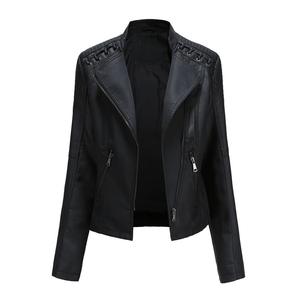 Premium Women's Genuine <b>Leather</b> <b>Jacket</b> – Stylish Biker Motorcycle Coat for Women, Classic Zip-Up <b>Leather</b> Outerwear - Product Image 5